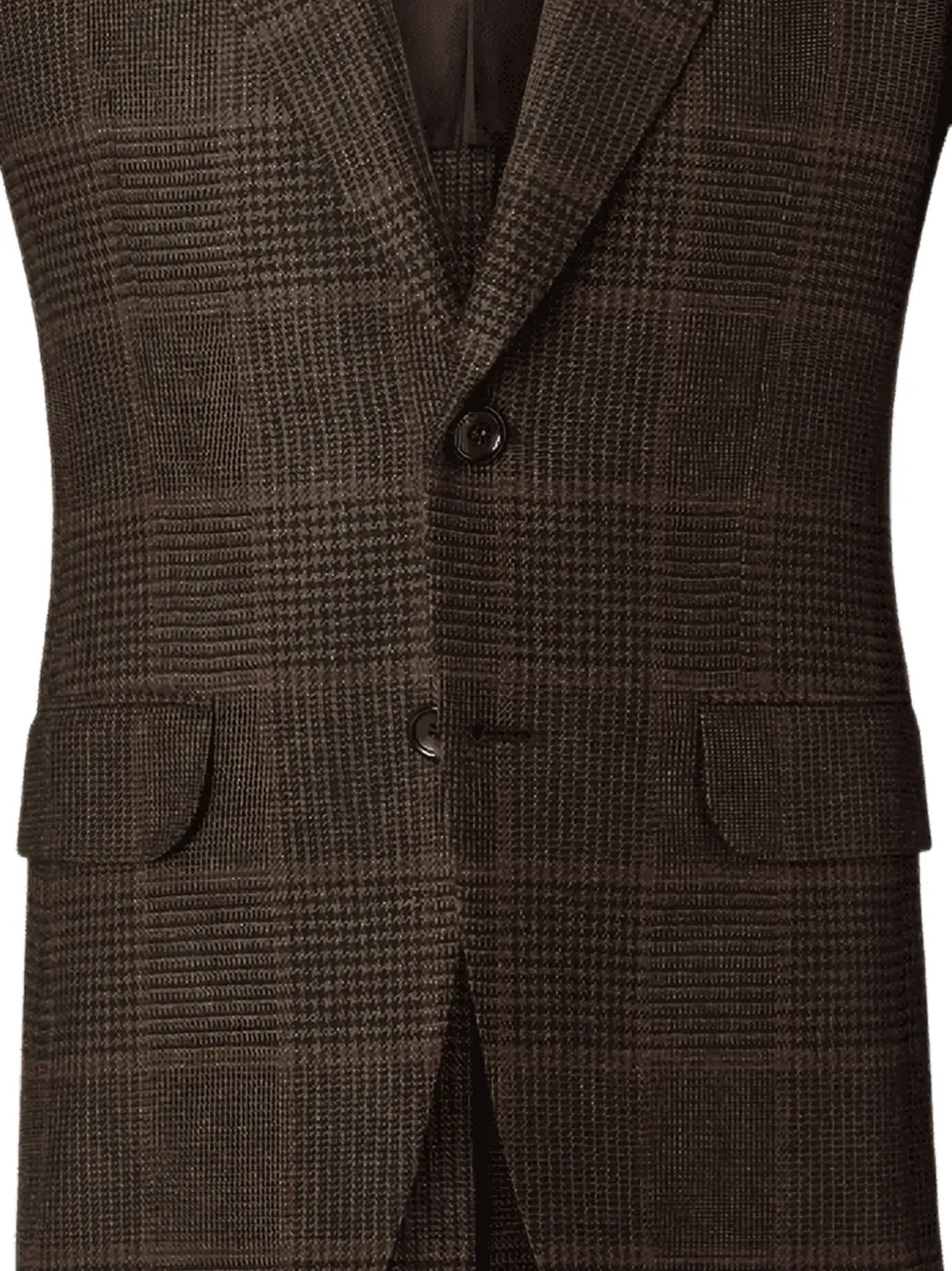 Zegna Prince of Wales check blazer Bruin