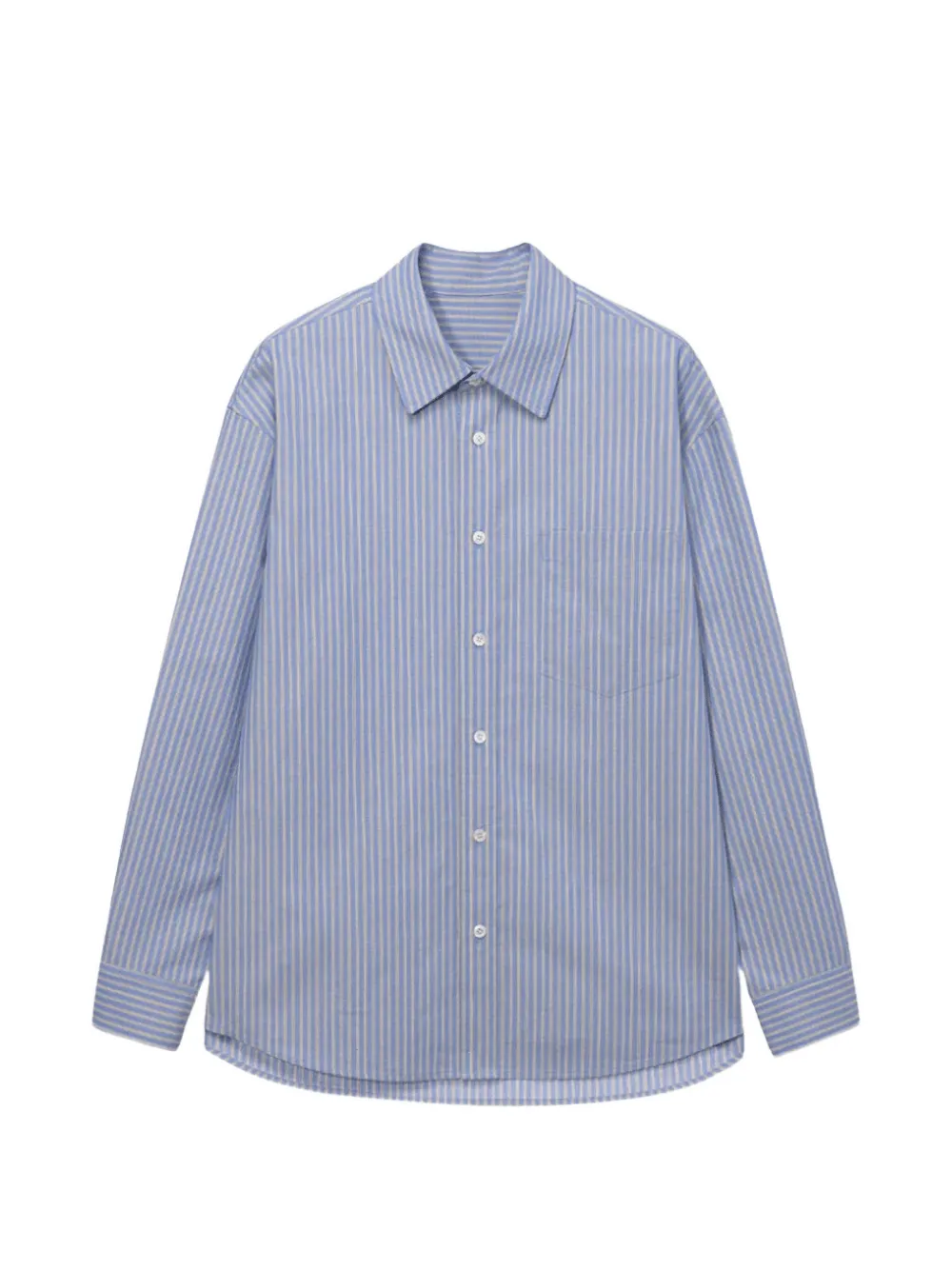 DUNST striped long-sleeve shirt