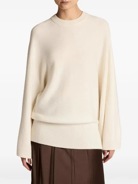 Vince ribbed-knit crew-neck sweater