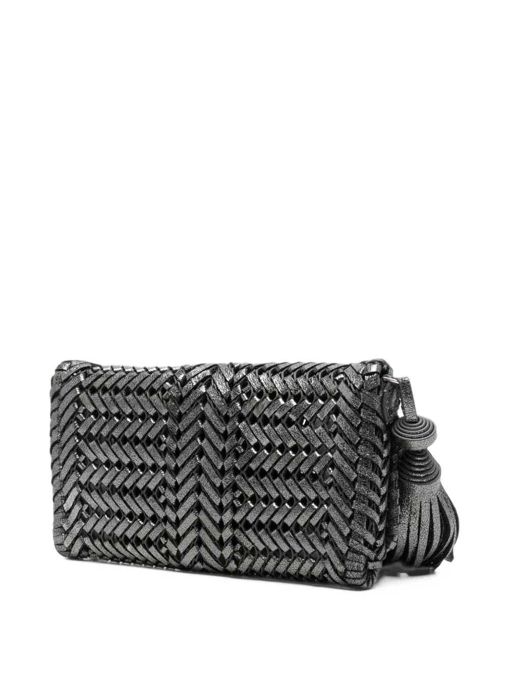 Anya Hindmarch Clutch met kwastje Grijs