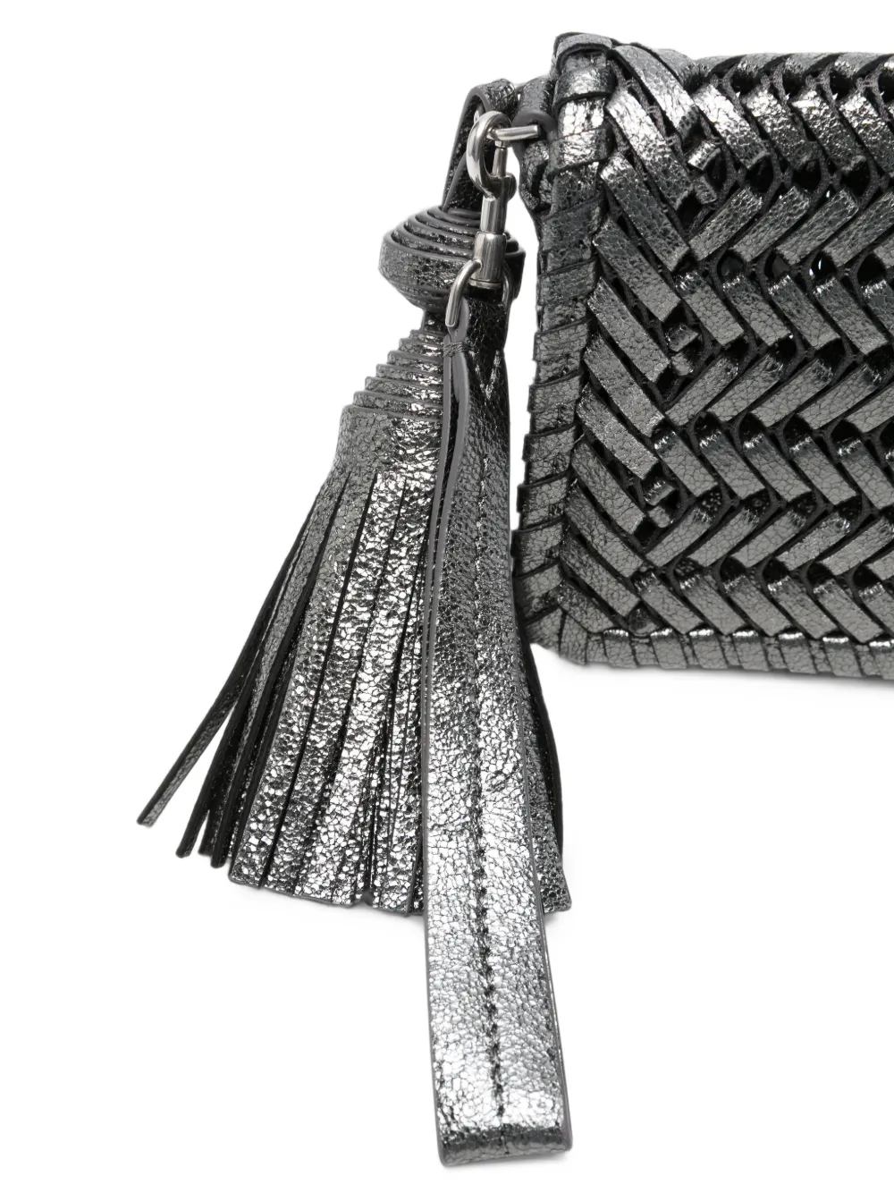 Anya Hindmarch Clutch met kwastje Grijs