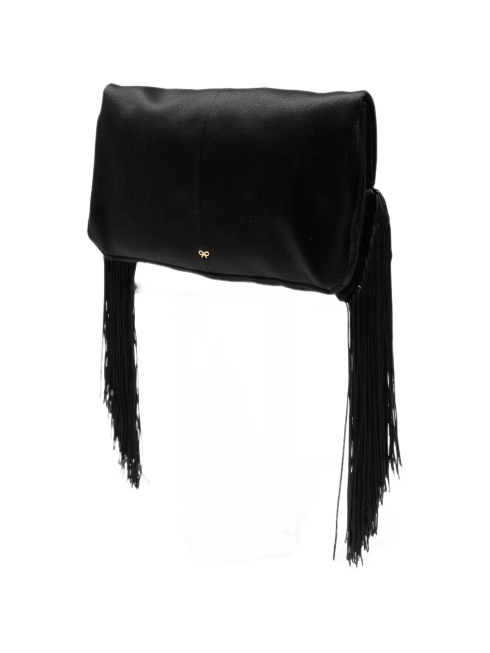 Anya Hindmarch Clutch met kwast en geknoopt detail Zwart