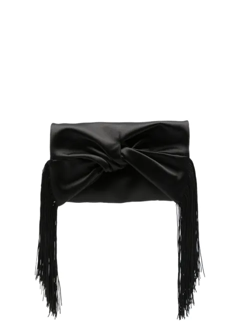 Anya Hindmarch tassel-detail knotted clutch bag
