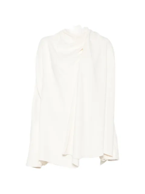 TOTEME draped cady blouse