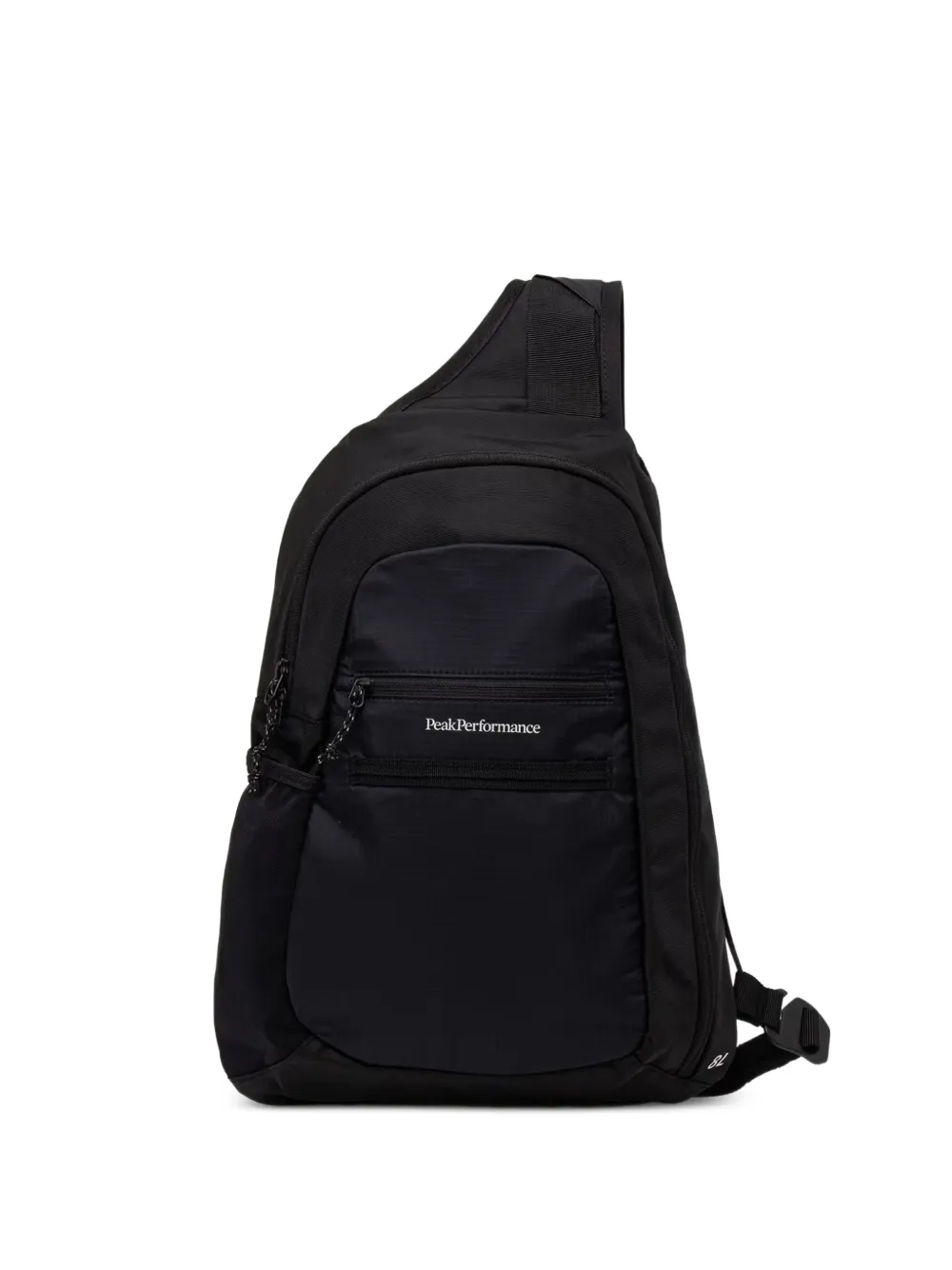 Peak Performance logo-print single-strap backpack - Nero