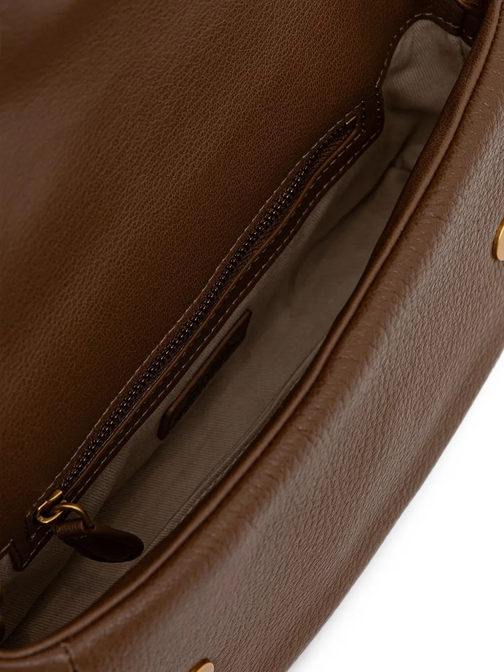 PINKO Schoudertas met logoplakkaat Bruin