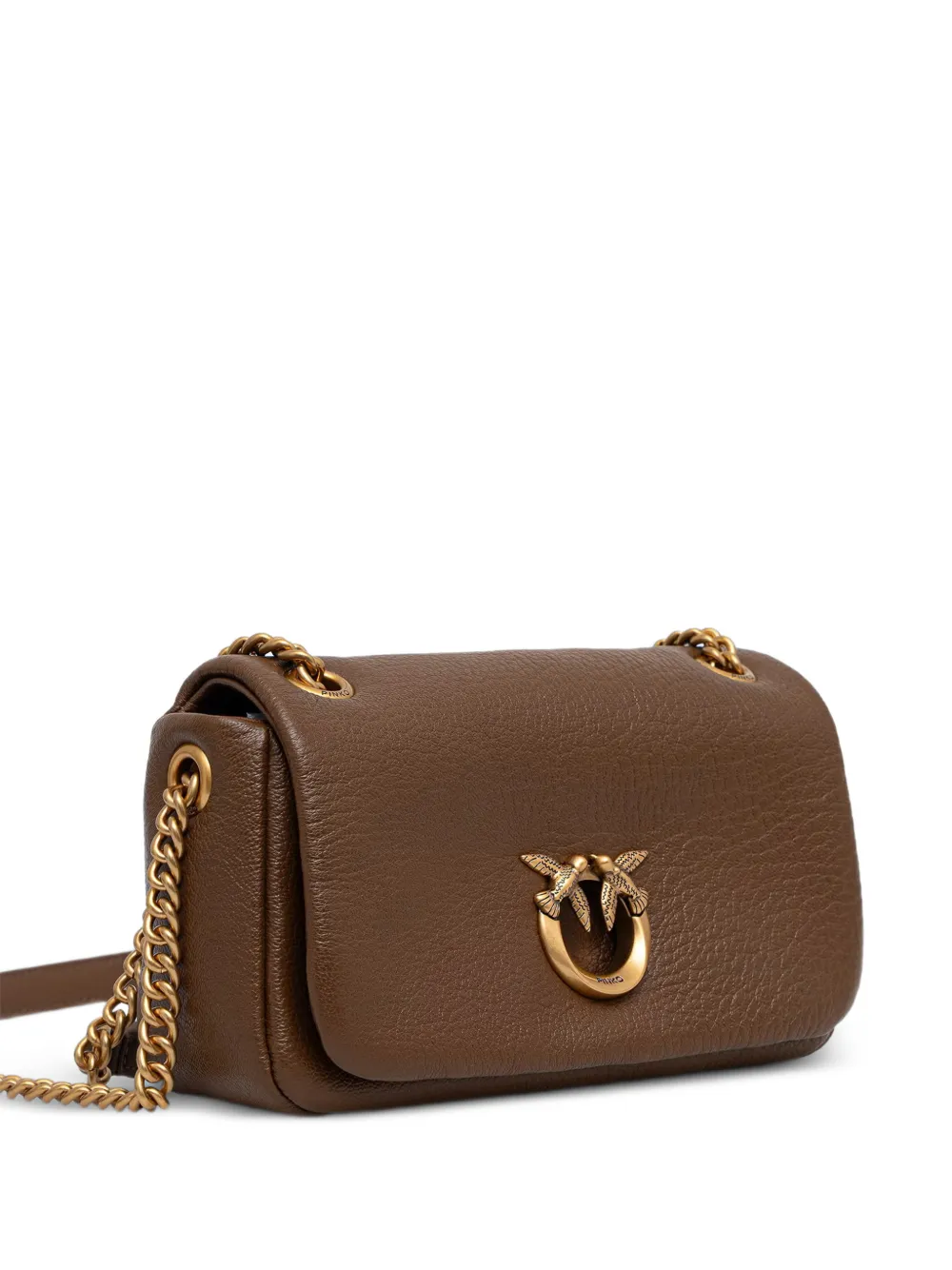 PINKO Schoudertas met logoplakkaat Bruin