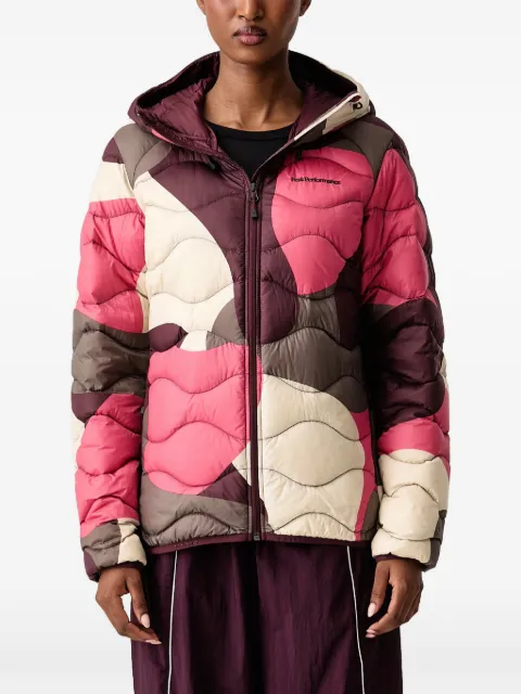 Peak Performance quilted hooded jacket