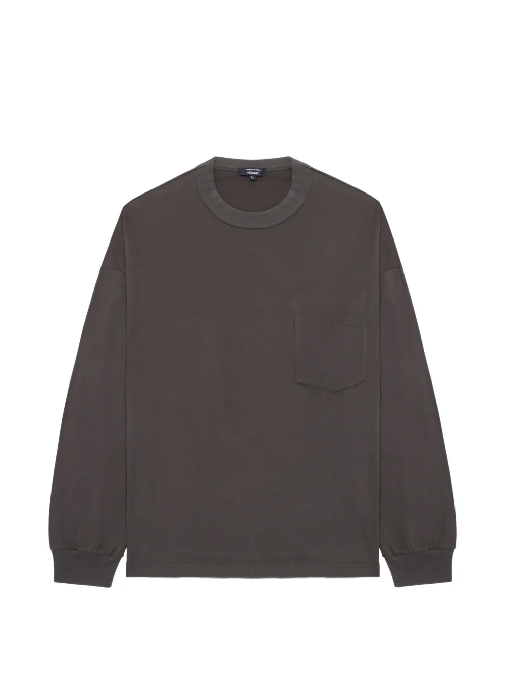 Comme des Garçons Homme chest-pocket long-sleeve T-shirt Bruin