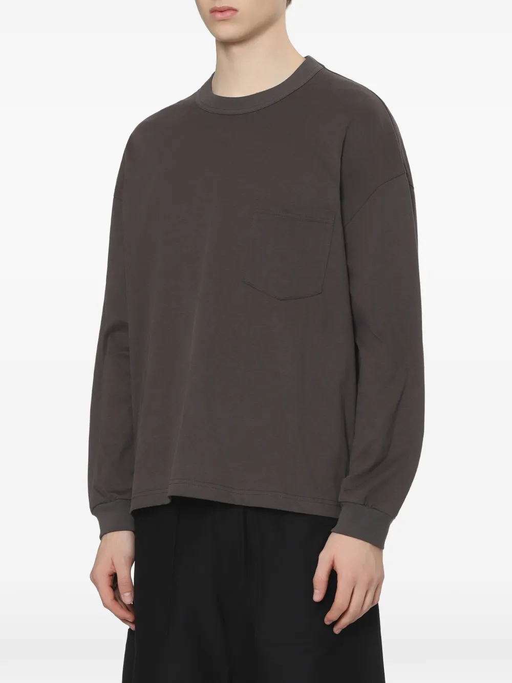Comme des Garçons Homme chest-pocket long-sleeve T-shirt Bruin