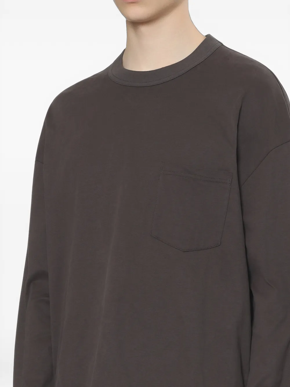 Comme des Garçons Homme chest-pocket long-sleeve T-shirt Bruin