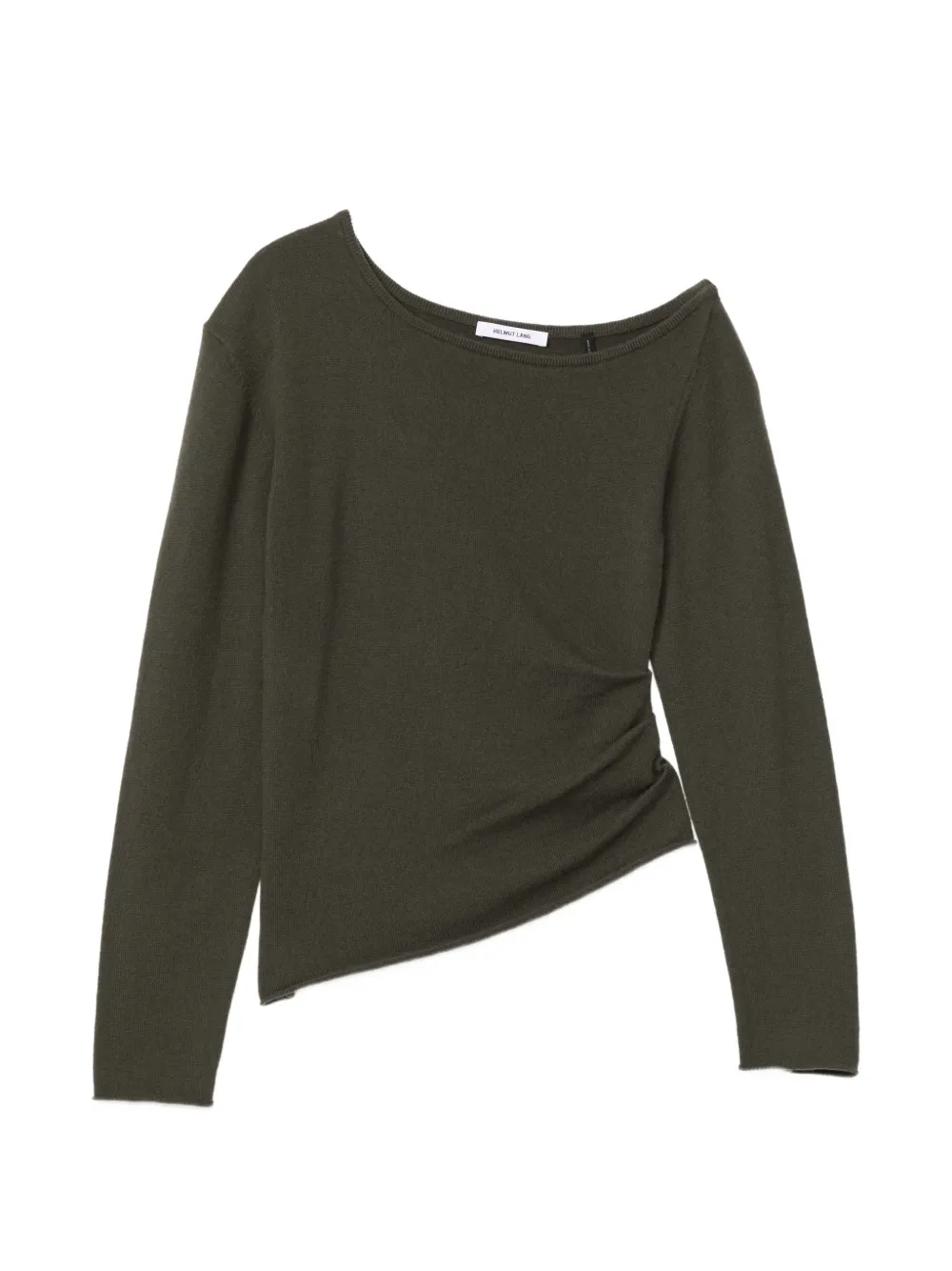 Helmut Lang haut asymétrique - Vert