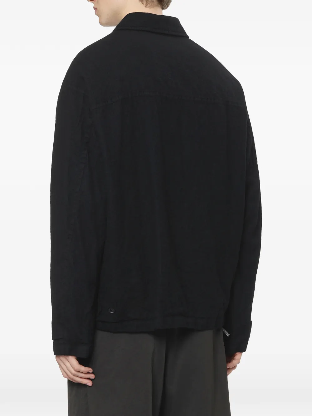 Comme des Garçons Homme Shirtjack met rits Zwart