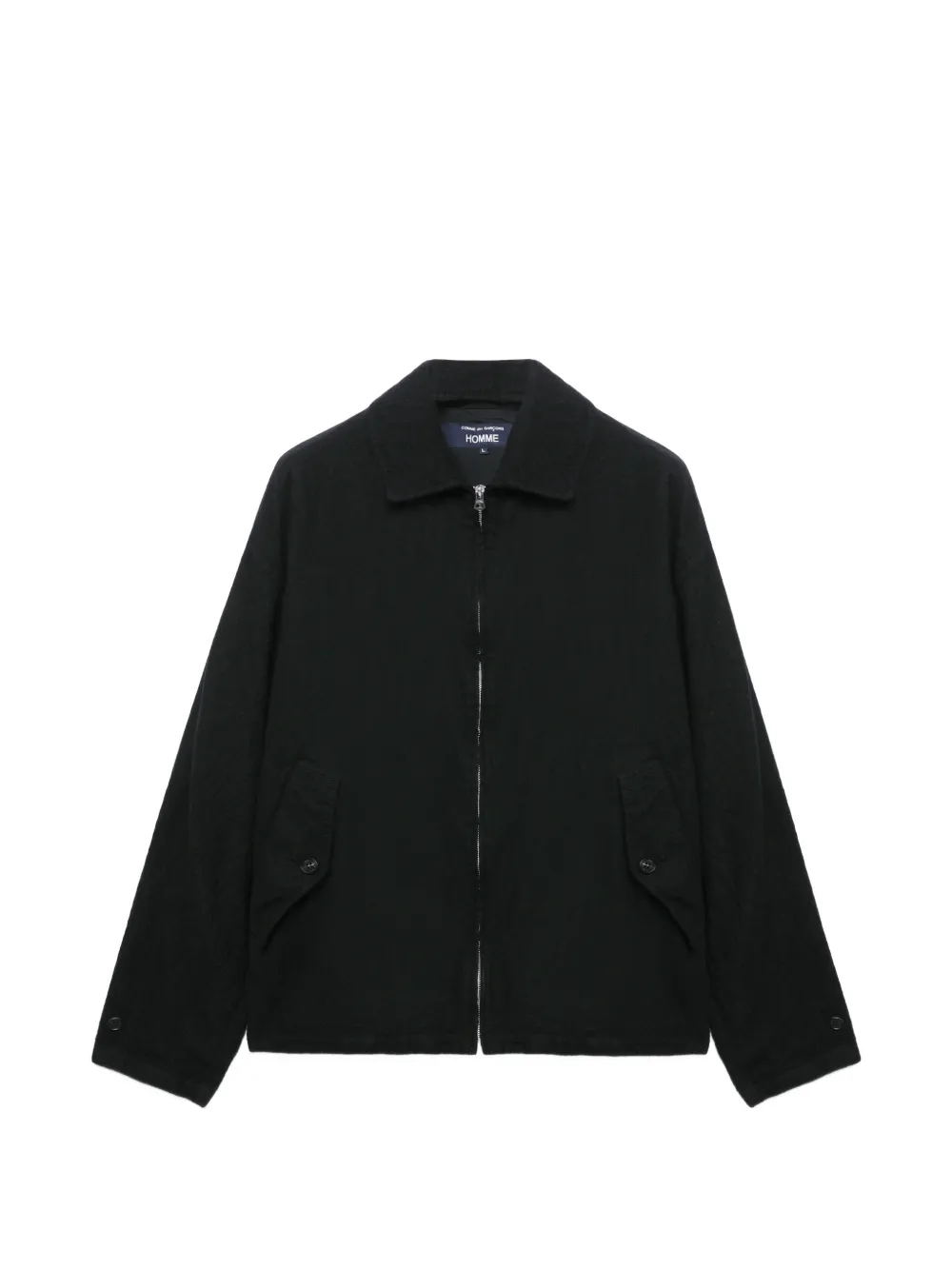 Comme des Garçons Homme Shirtjack met rits Zwart