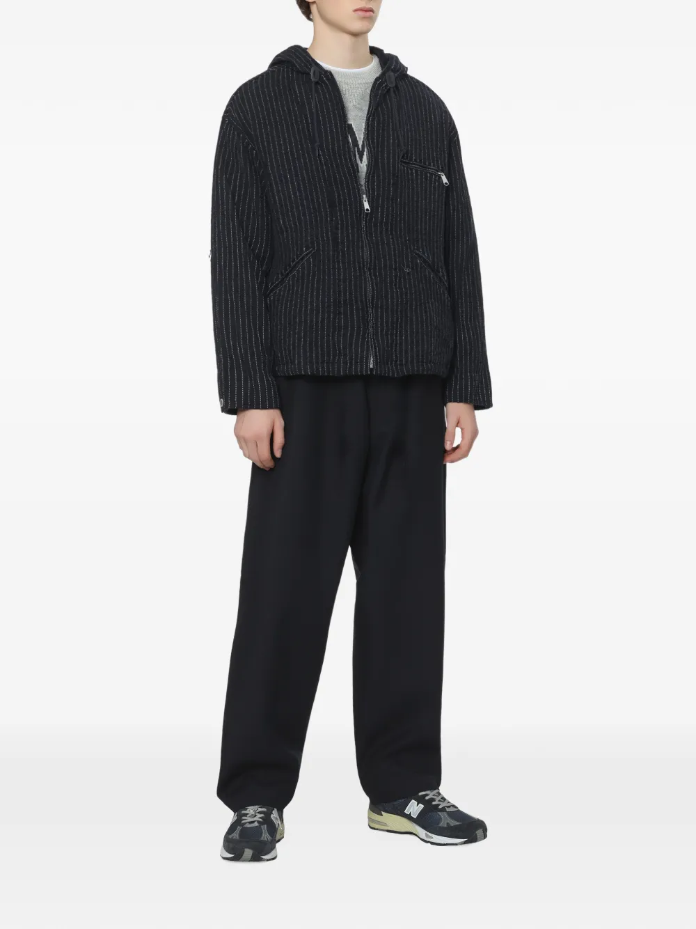Comme des Garçons Homme Trui met logo-intarsia Grijs