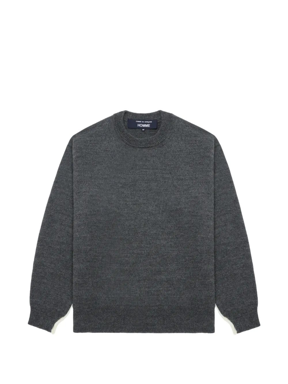 Comme des Garçons Homme contrast-panel sweater - Grau