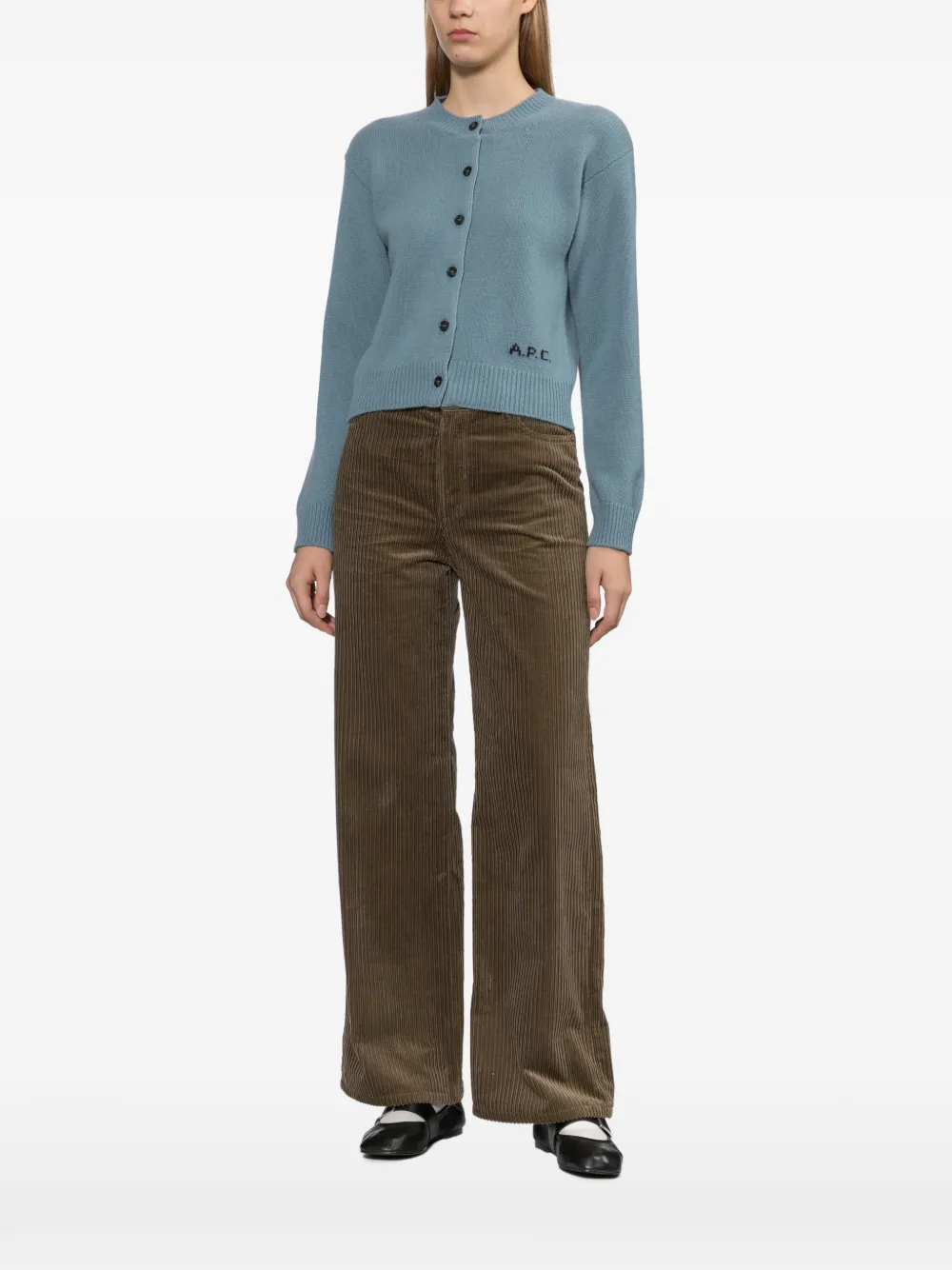 A.P.C. Lila vest Blauw