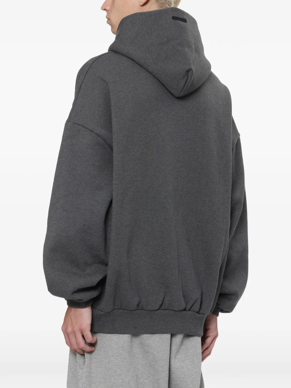 FEAR OF GOD ESSENTIALS Hoodie met logo-reliëf Grijs