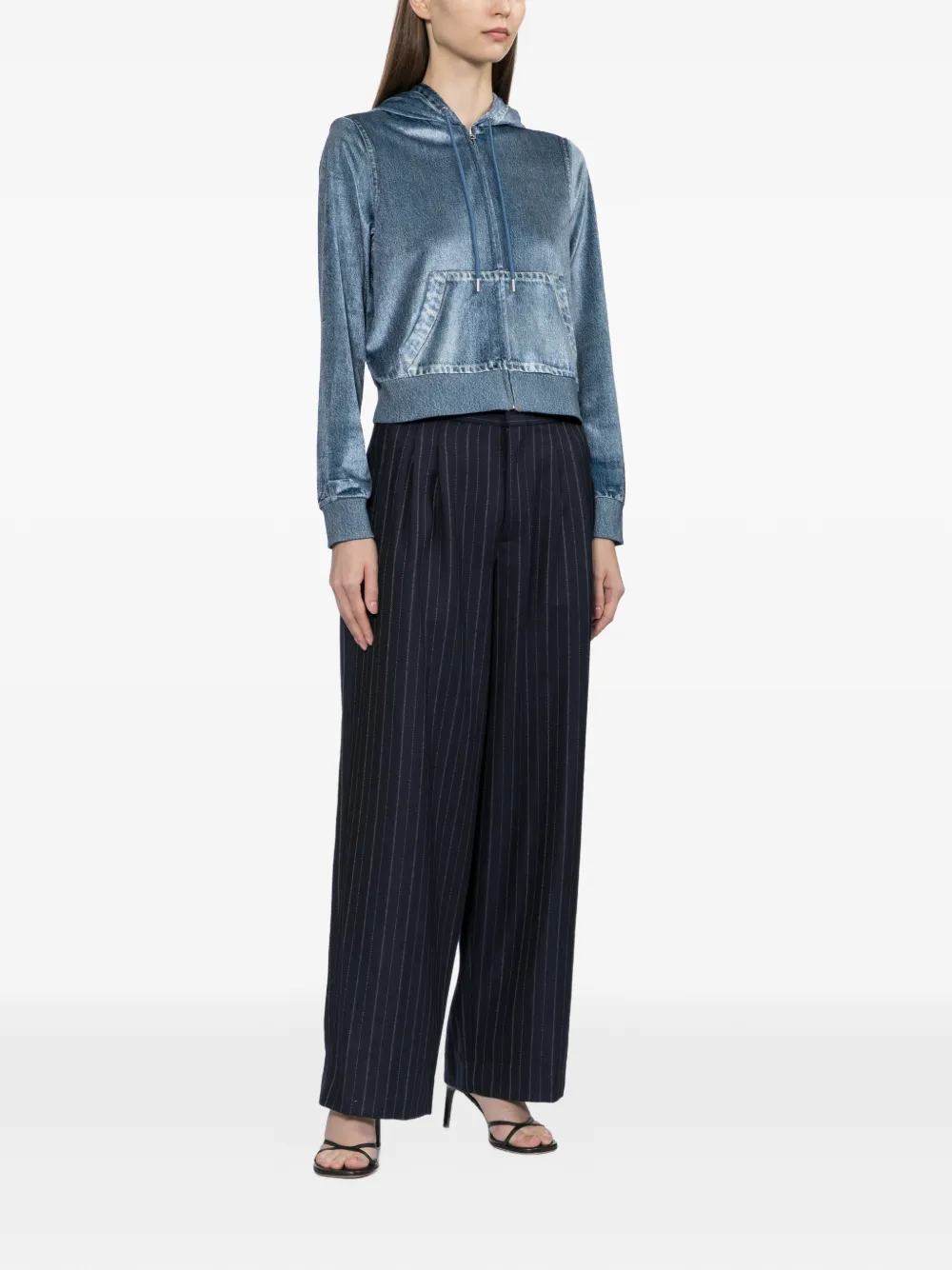 rag & bone Miramar hoodie Blauw