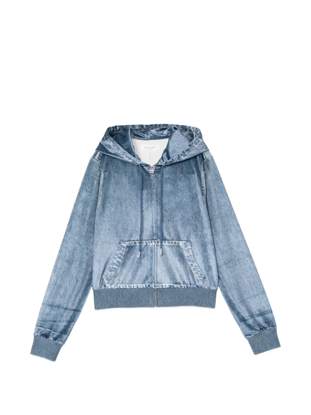 Rag & bone Miramar hoodie Blauw