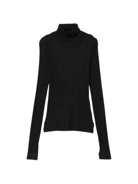 Helmut Lang layered turtleneck top