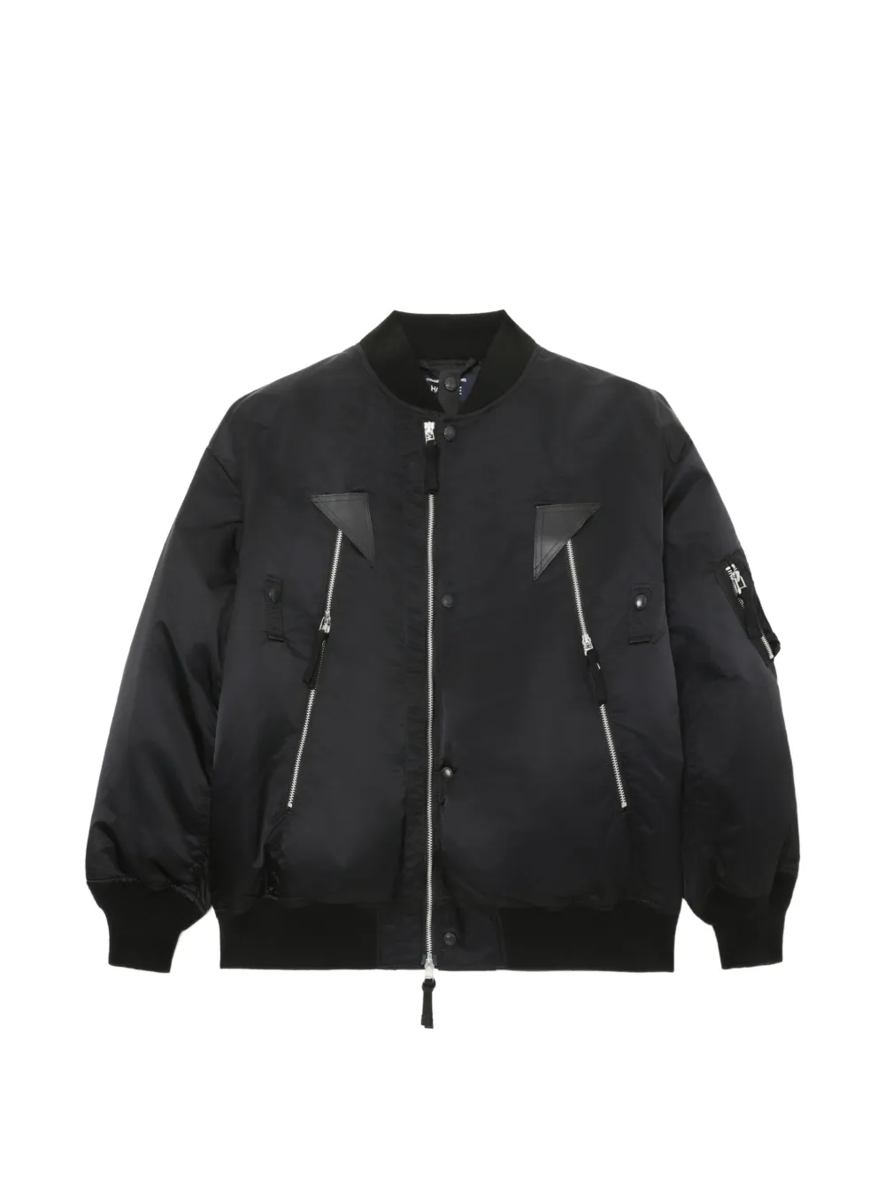 Comme des Garçons Homme multi-zip bomber jacket - Schwarz