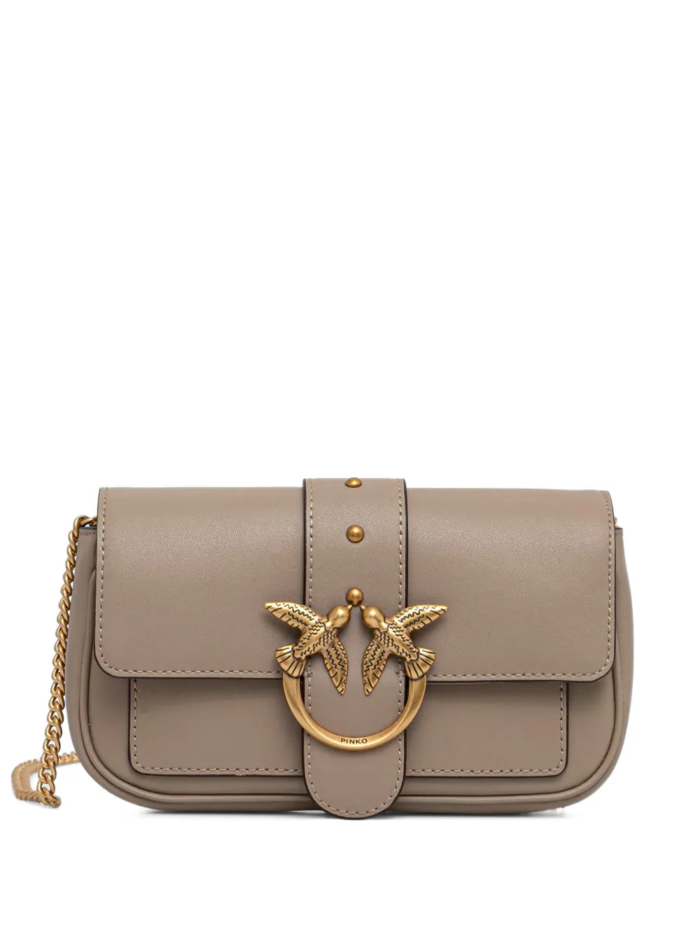 PINKO Love Birds leather shoulder bag