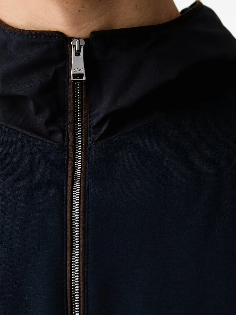 Paul & Shark Hoodie met rits Blauw