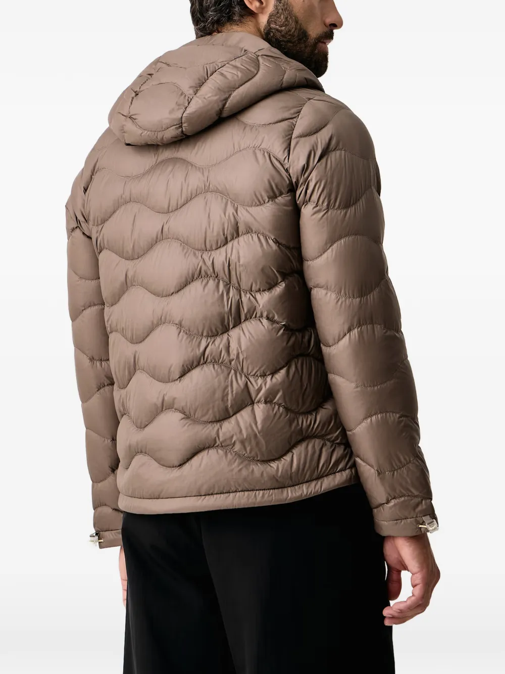 Peak Performance Gevoerd jack met capuchon Bruin