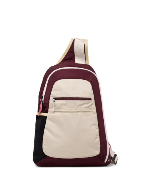 Peak Performance colour-block zip-up backpack