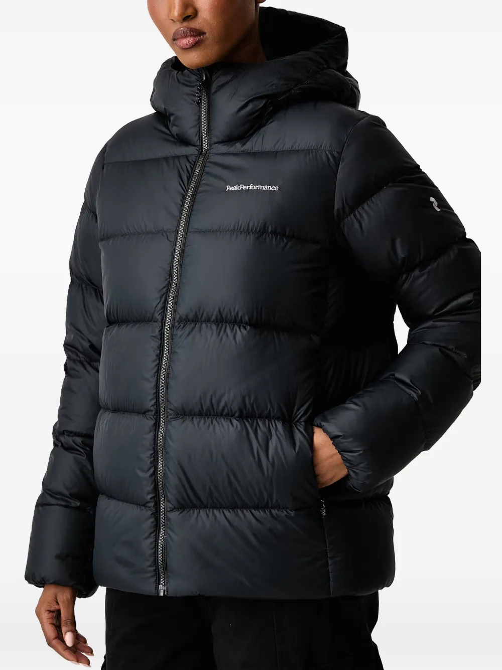 Peak Performance Frost gewatteerd jack met capuchon Zwart