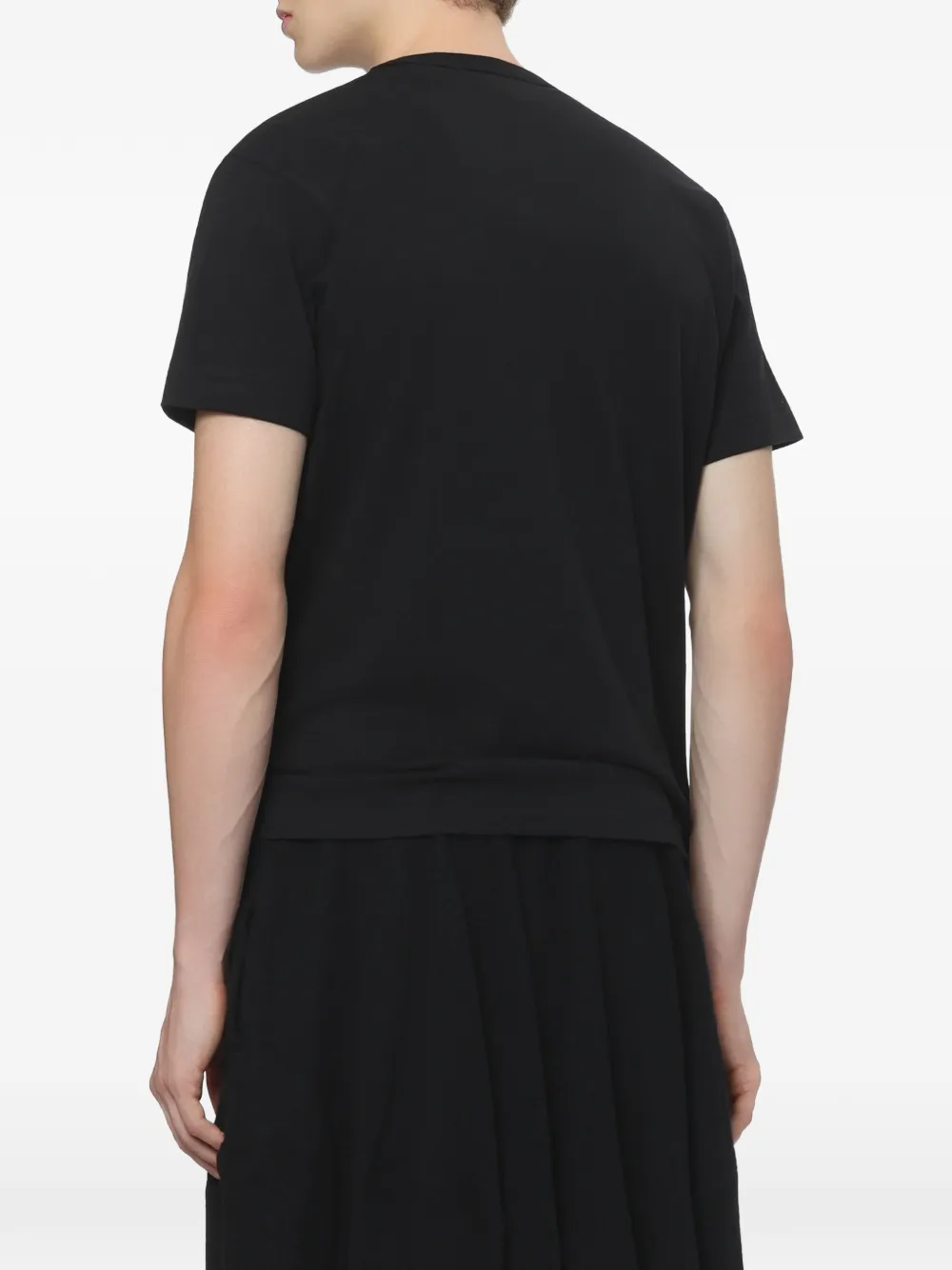 Black Comme Des Garçons T-shirt met print Zwart