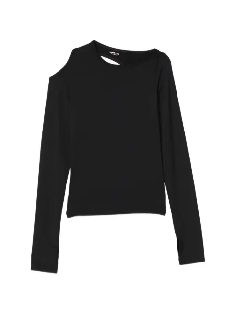 Helmut Lang cut-out long-sleeve top
