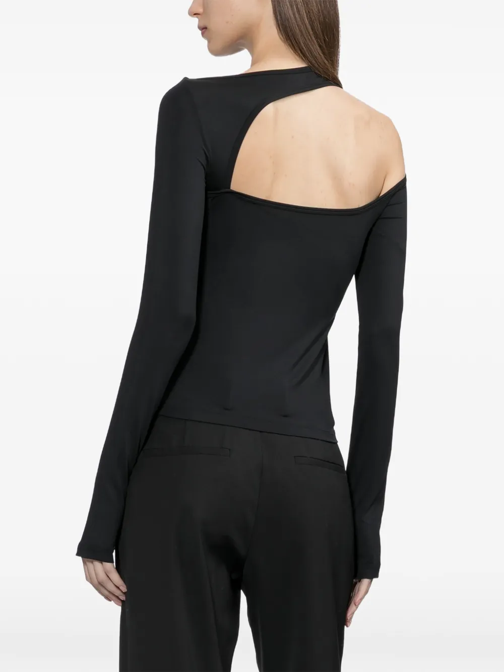 Helmut Lang Uitgesneden top Zwart
