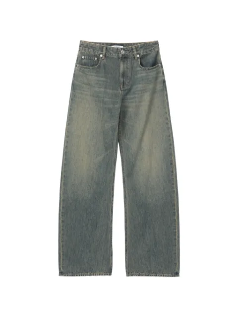 Helmut Lang washed panelled jeans