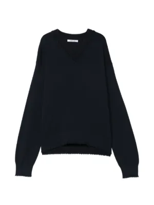 HELMUT LANG Vネック ニット セーター ブラック Helmut Lang ウィメンズ ニットウェア通販 - FARFETCH