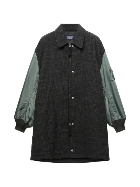 Comme des Garçons Homme panelled zip-up coat
