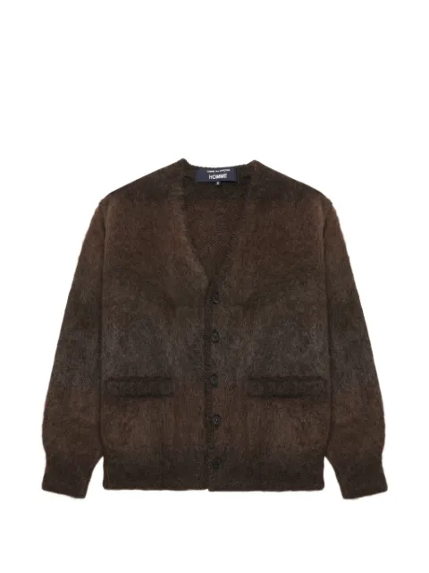 Comme des Garçons Homme mohair-blend brushed cardigan