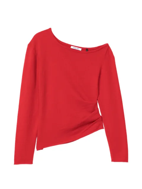 Helmut Lang asymmetric gathered top
