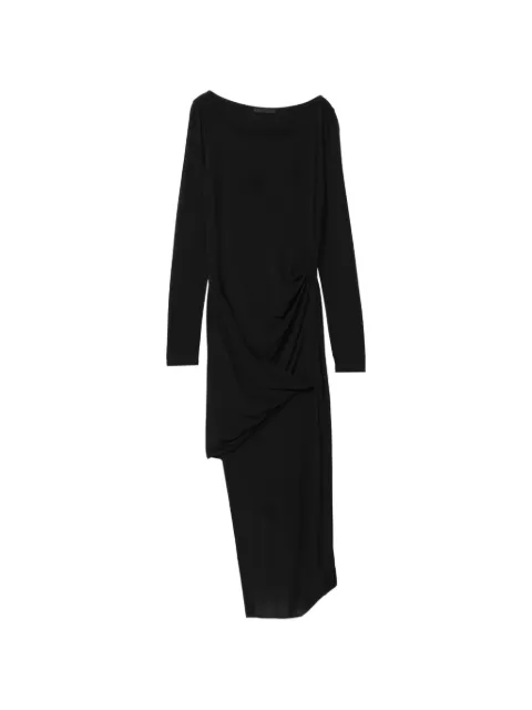 Helmut Lang twisted drape dress