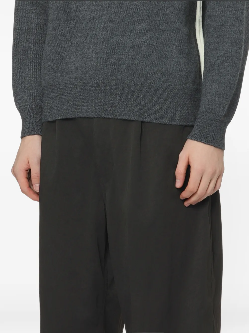 Comme des Garçons Homme pleated-detail trousers Bruin