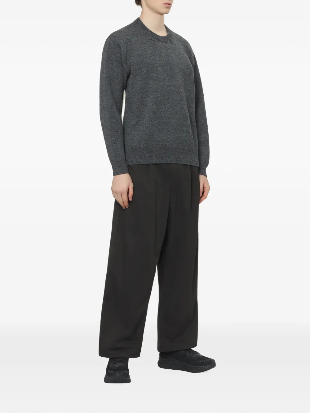 Comme des Garçons Homme pleated-detail trousers Bruin