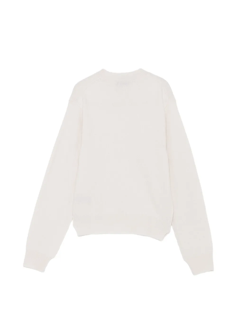 Haikure Rose crew-neck sweater Beige