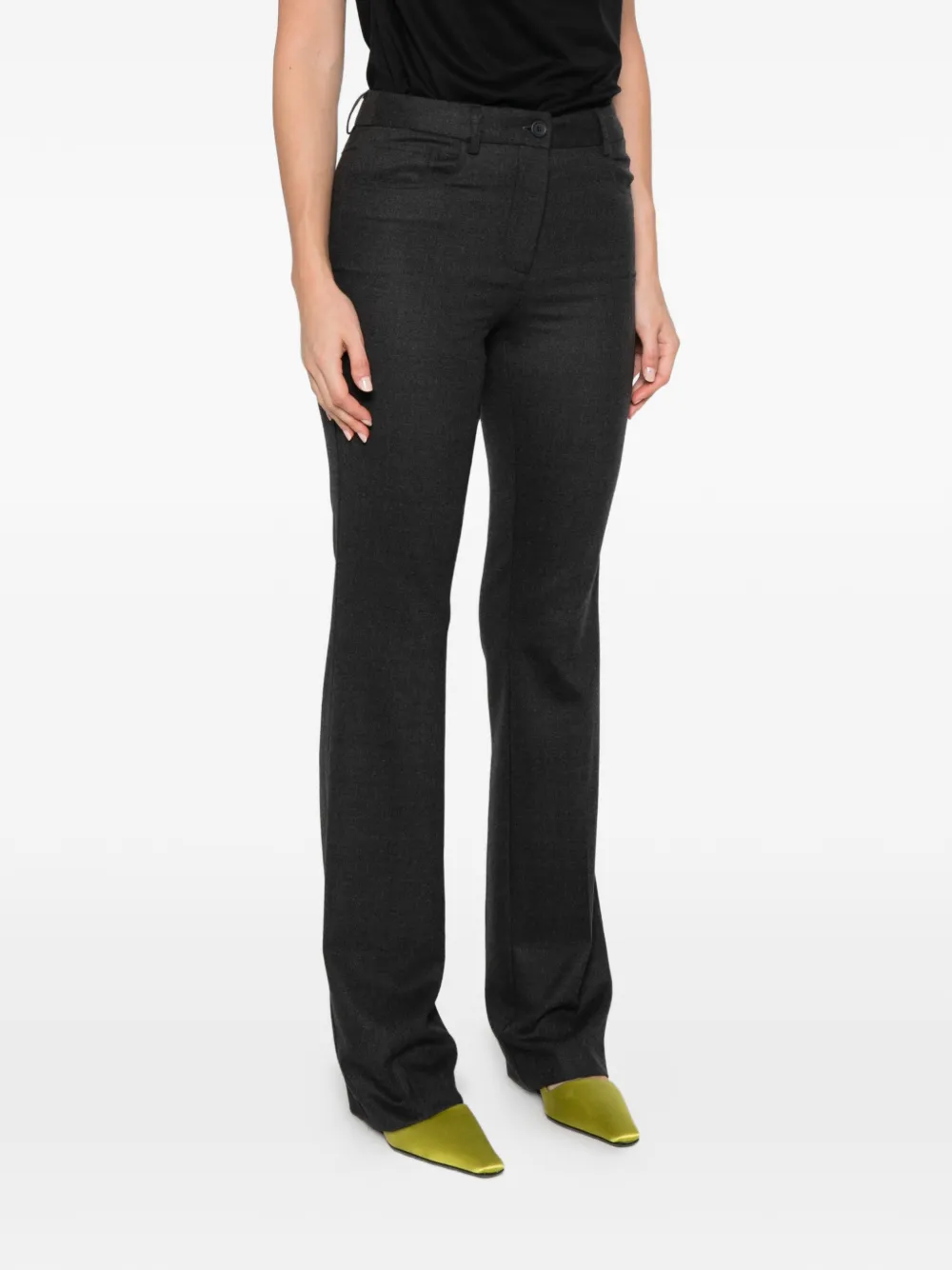 Semicouture Straight broek Grijs