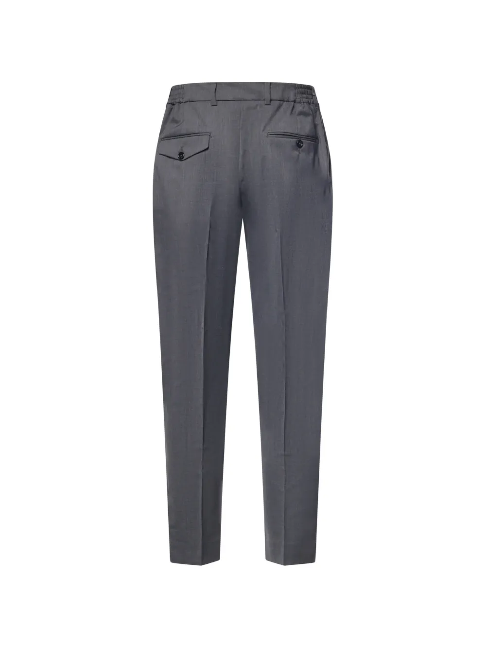 BE ABLE Plooibroek met elastische tailleband Grijs