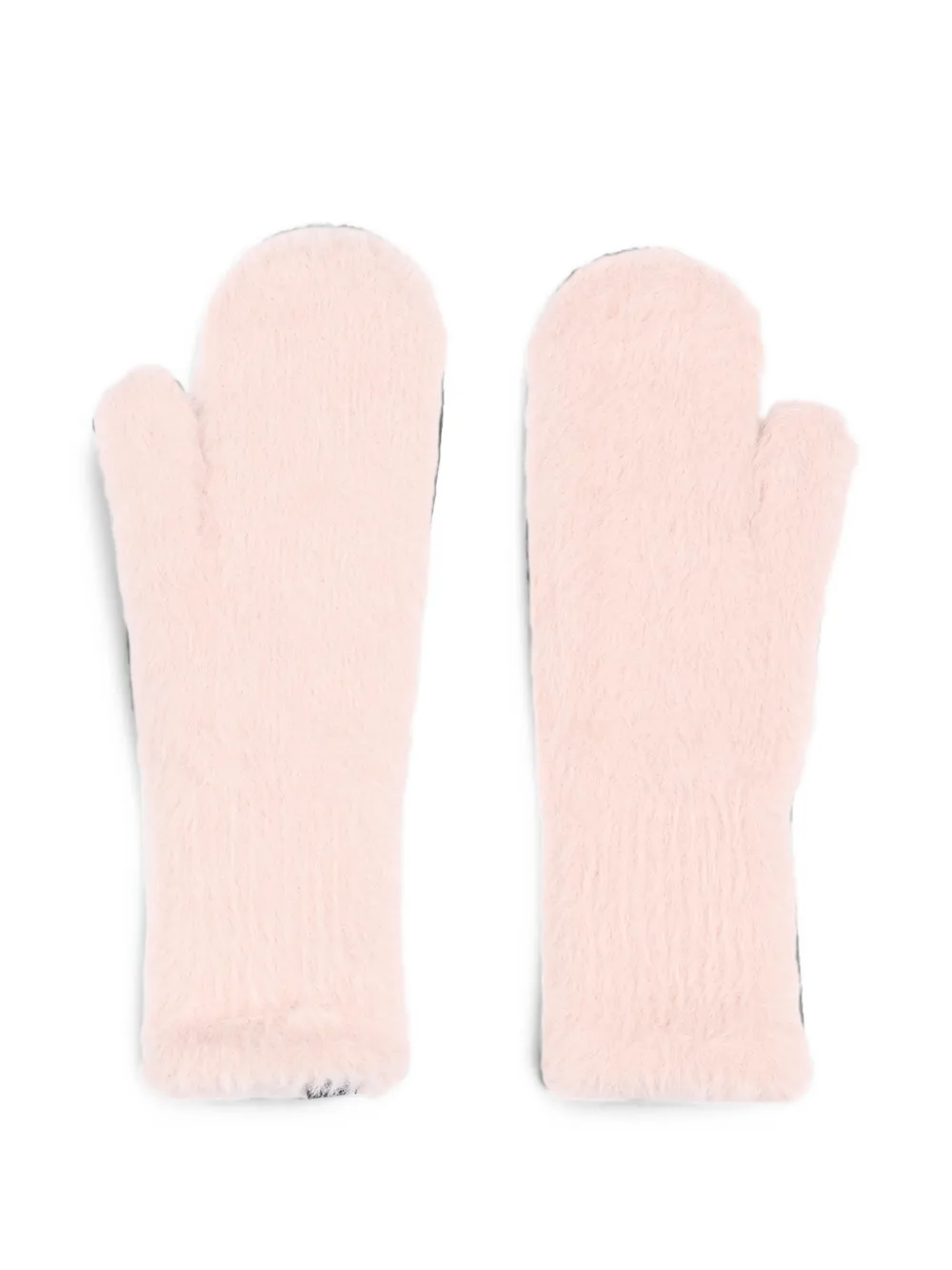 Molo Klaudine wanten van imitatiebont Roze