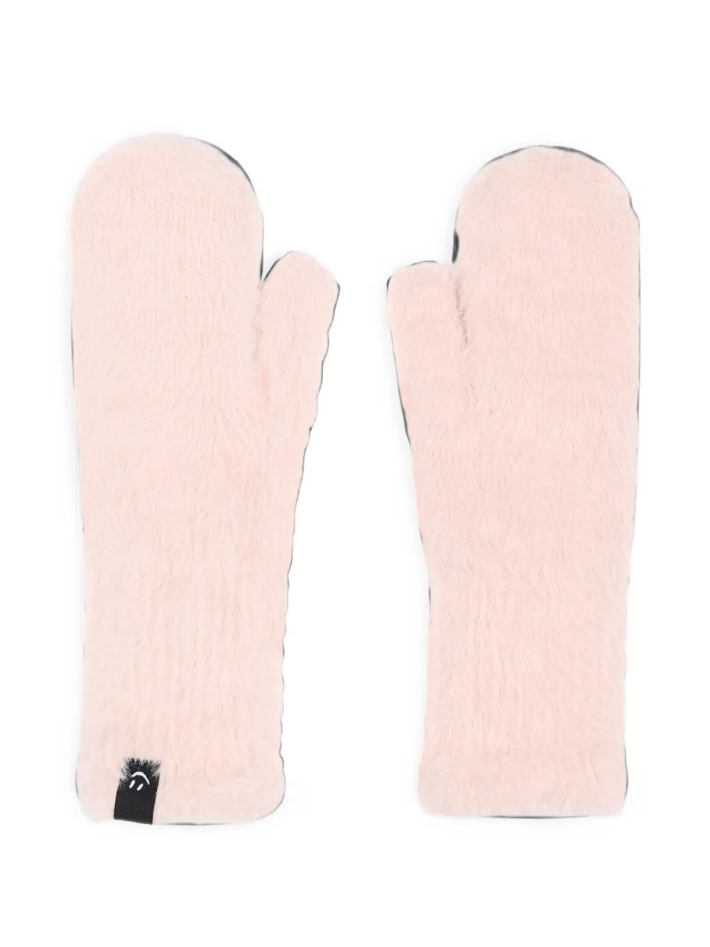 Molo Klaudine faux-fur mittens - Rosa