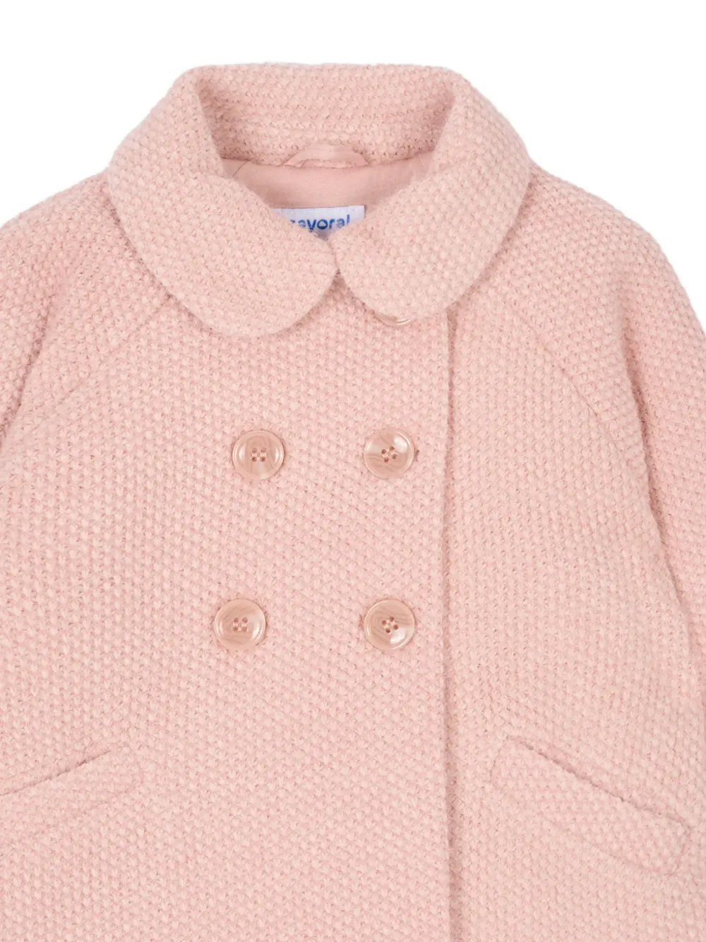 Mayoral Jas met dubbele rij knopen Roze