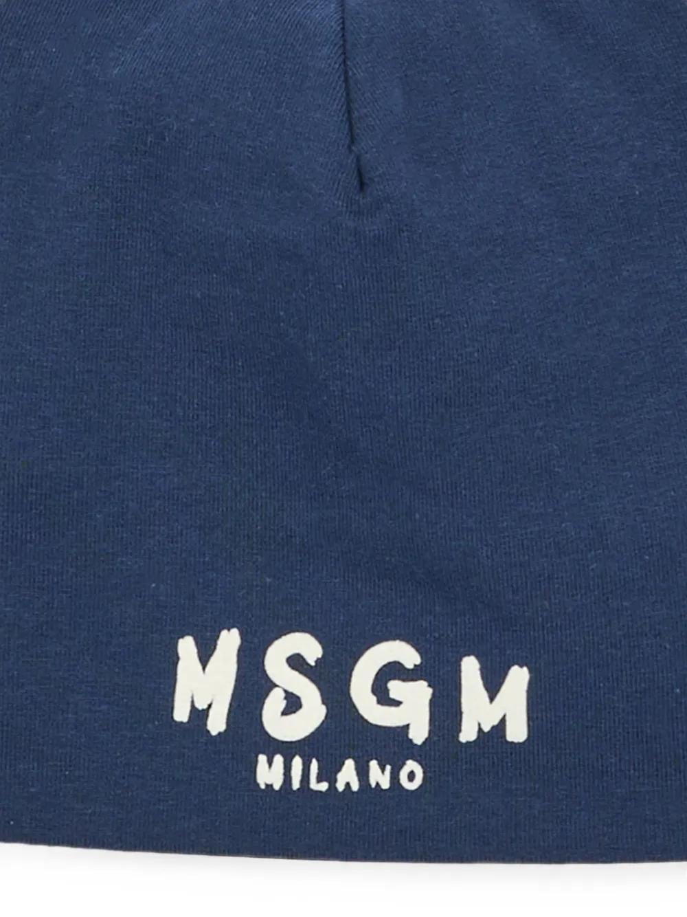 MSGM Kids Muts met logoprint Blauw