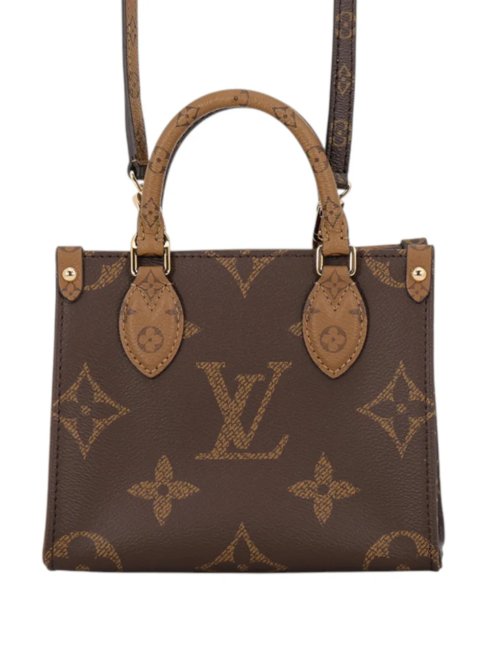 Louis Vuitton Pre-Owned 2021-2026 Monogram Reverse OnTheGo BB satchel - Marrone